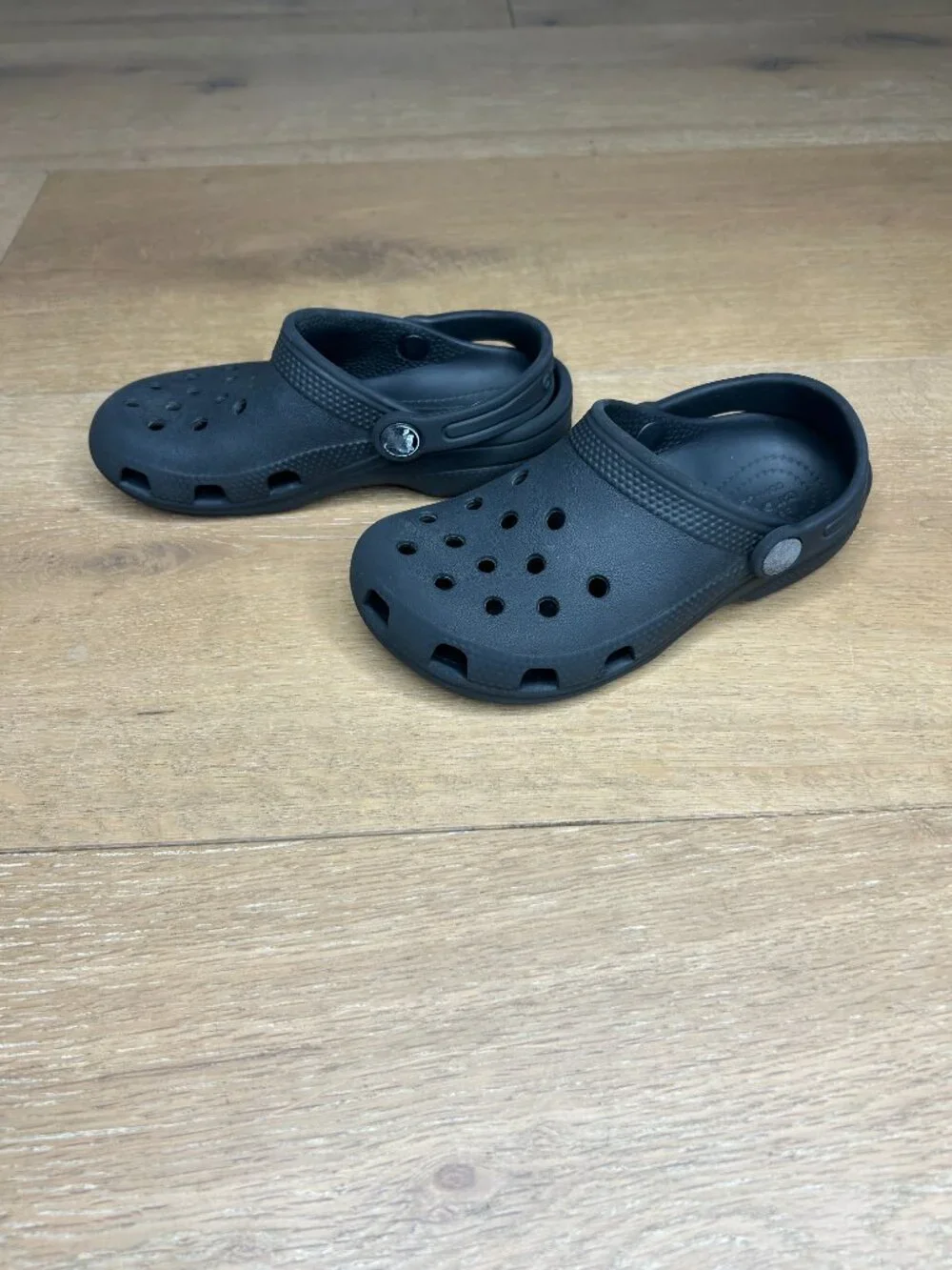 Kids Crocs Iconic Comfort C13 - Classic Clog Shoes Black